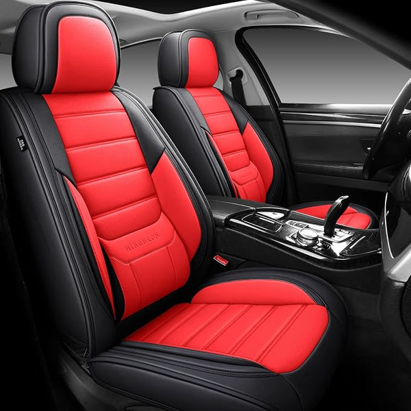 Universal Seat Covers โ Front Seat โ Red