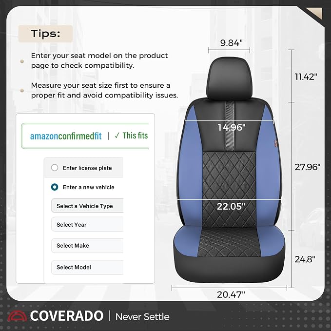 Universal Seat Covers — Front Seat