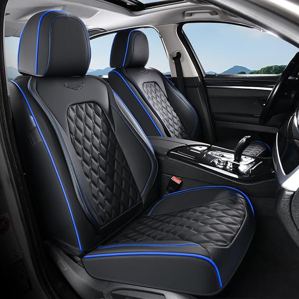 Universal Seat Covers โ Front Seat โ Black / Blue