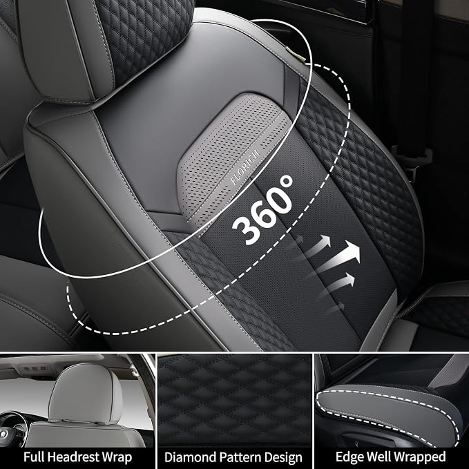 Universal Seat Covers — Full Set — Black