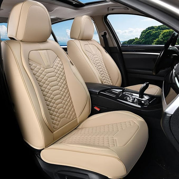 Universal Seat Covers โ Front Seat โ Beige