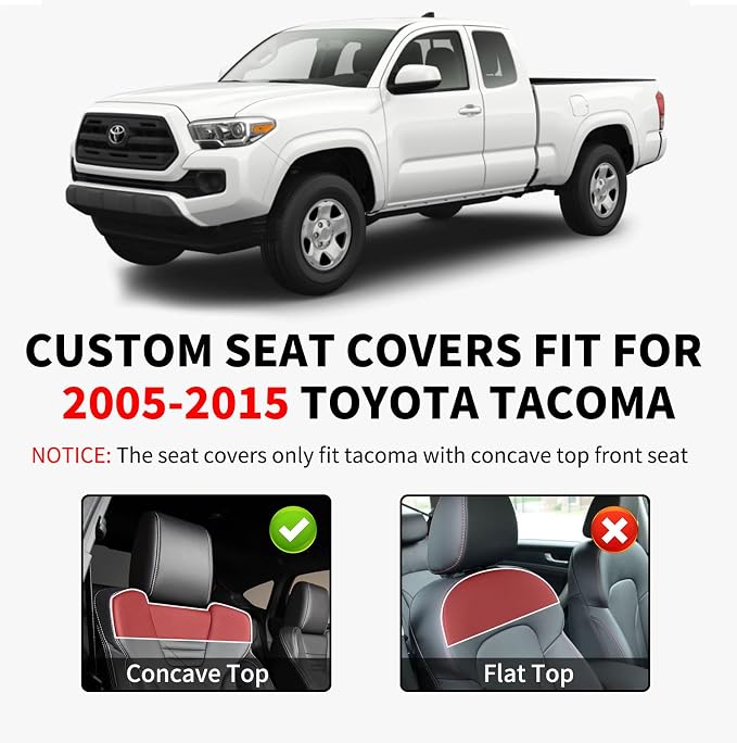 Seat Covers for Toyota Tacoma — Full Set — Gray