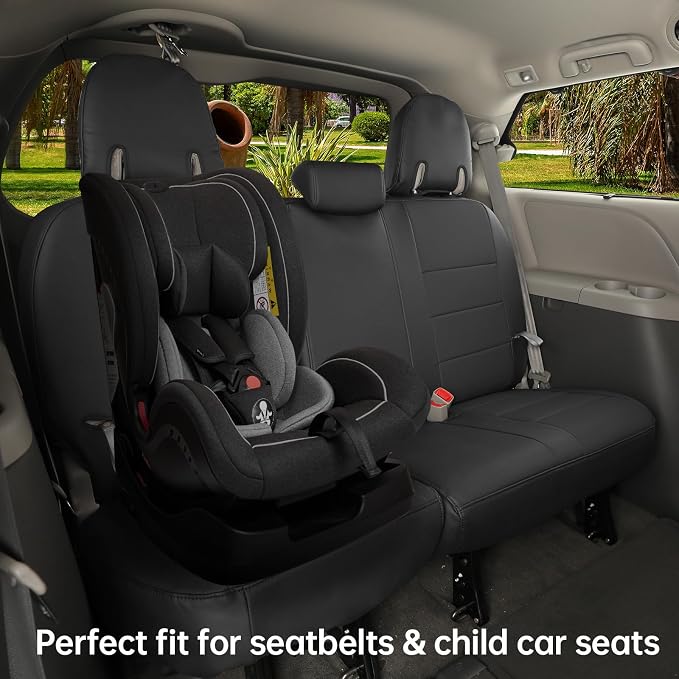 Seat Covers for Toyota Sienna — Full Set — Black