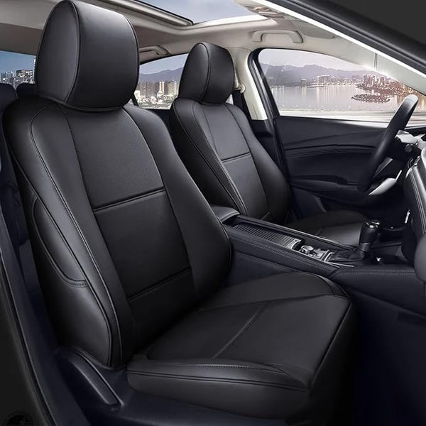 Faux Leather Seat Covers for Mazda CX-30 โ Full Set โ Black