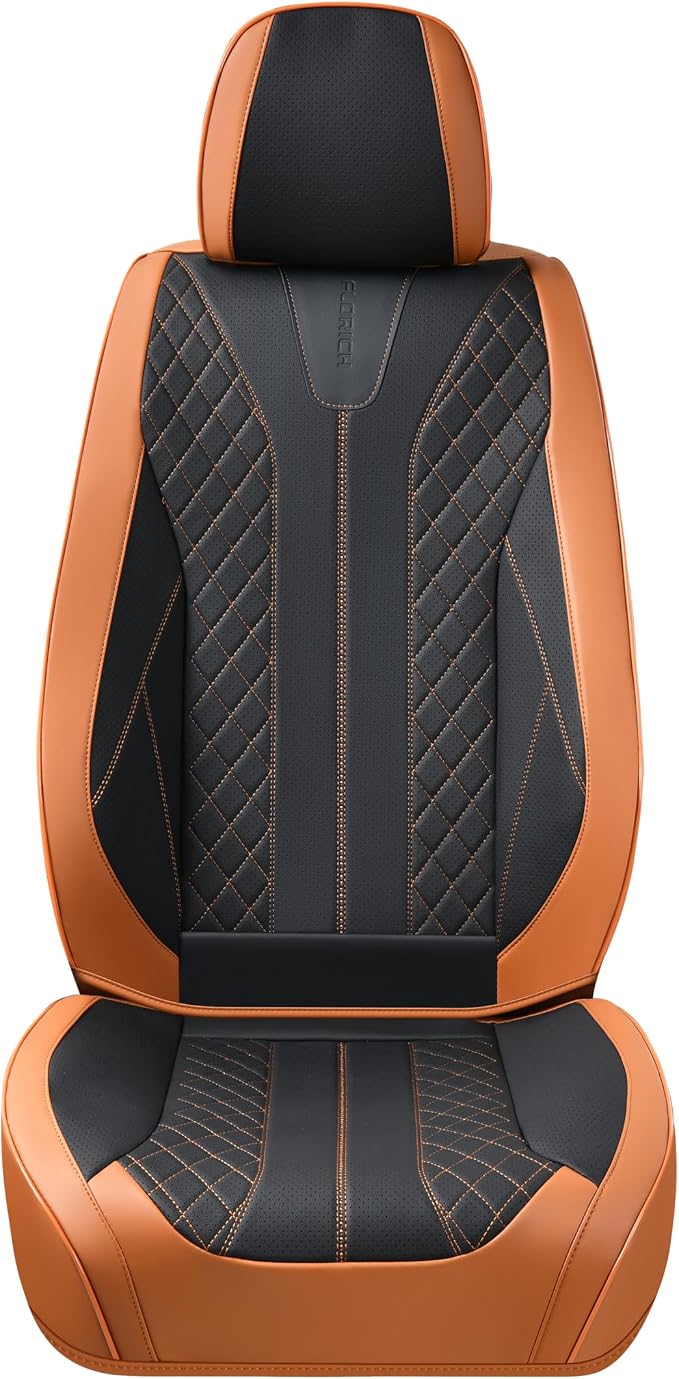 Universal Seat Covers — Front Seat — Brown / Black