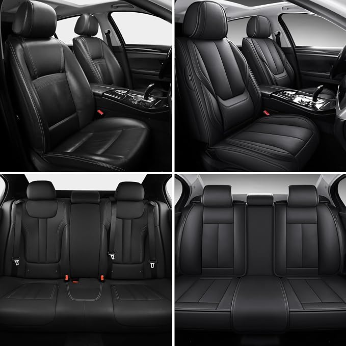 Universal Seat Covers — Front Seat — Black