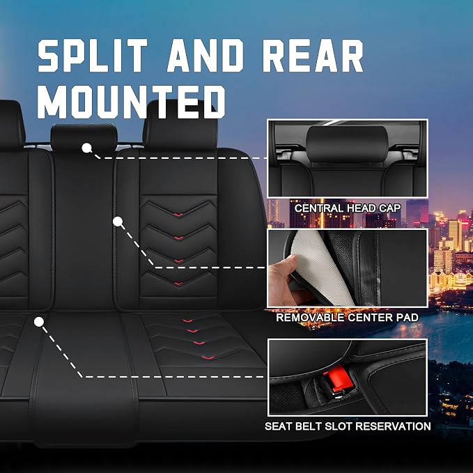 Seat Covers for Honda Civic — Full Set — Black