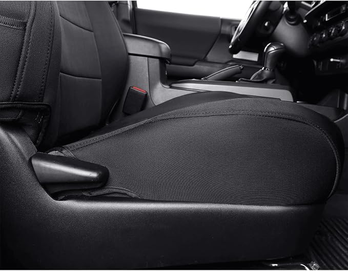 Neoprene Seat Covers for Toyota Tacoma — Full Set — Black