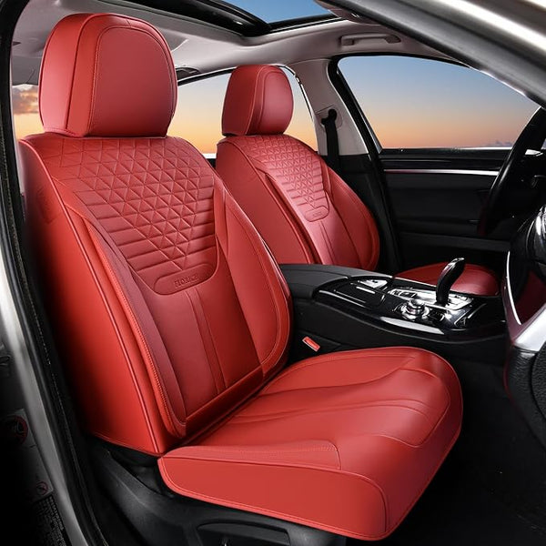 Universal Seat Covers โ Front Seat โ Red