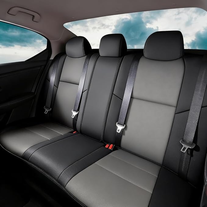 Seat Covers for Nissan Sentra — Full Set — Black / Gray