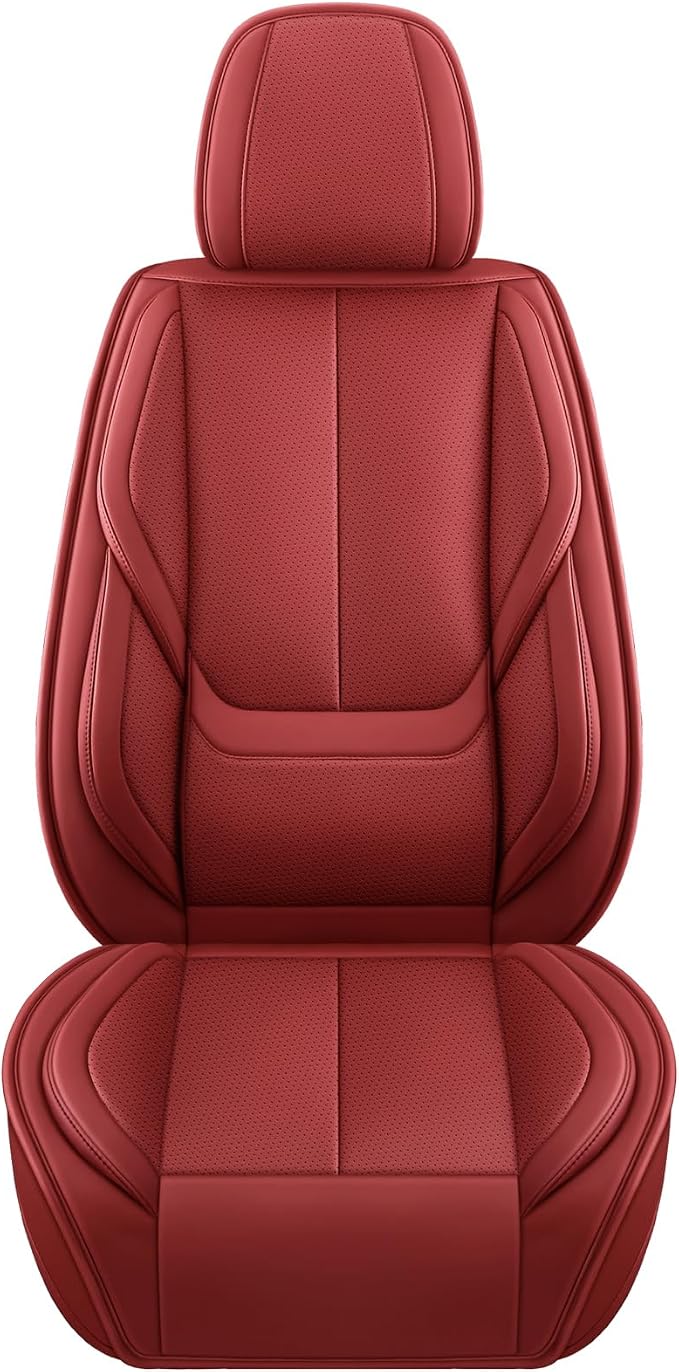 Universal Seat Covers — Front Seat — Red