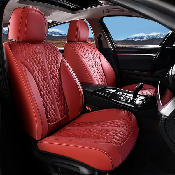 Universal Seat Covers โ Front Seat โ Red