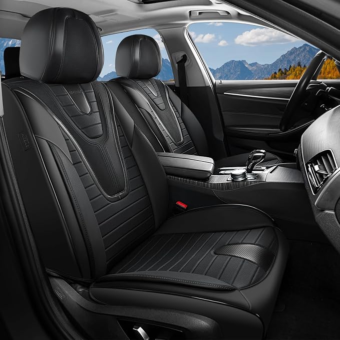 Universal Seat Covers — Full Set — Black