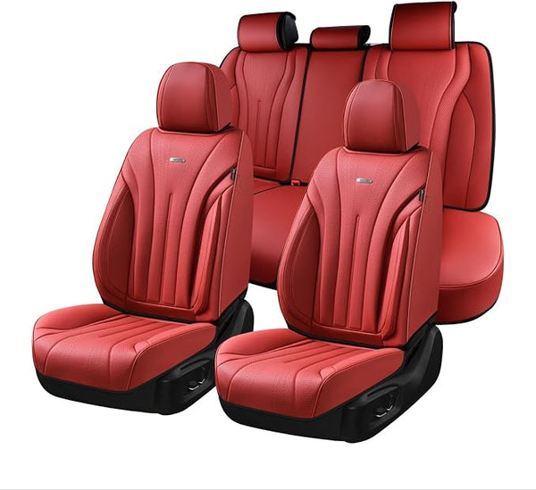 Universal Seat Covers โ Full Set โ Red