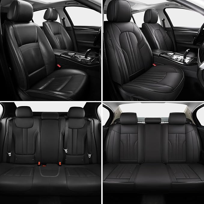 Universal Seat Covers — Full Set — Black