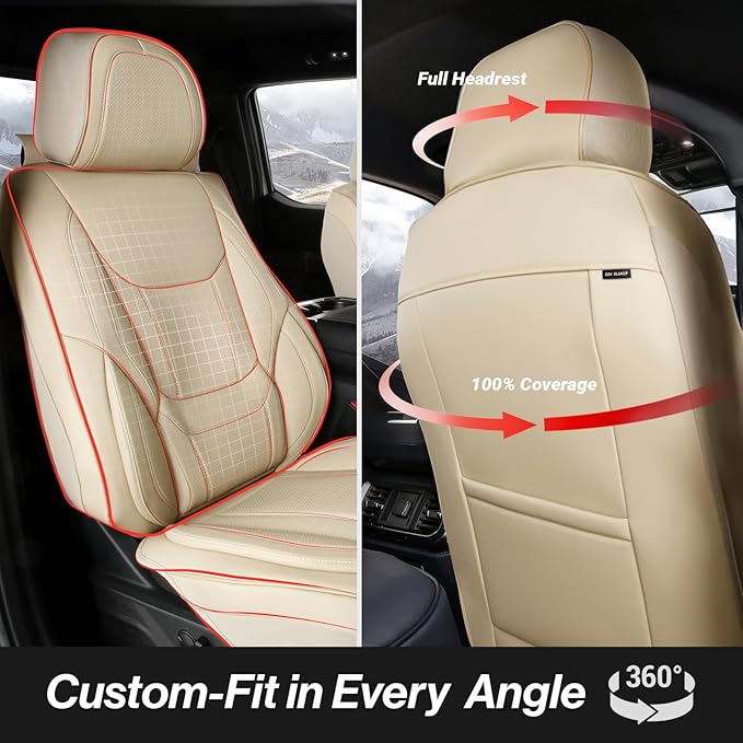 Seat Covers for Ford F-250 / Ford F-350 — Front Seat — Beige