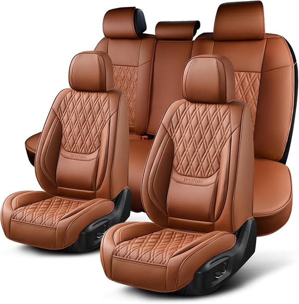 Universal Seat Covers โ Full Set โ Brown