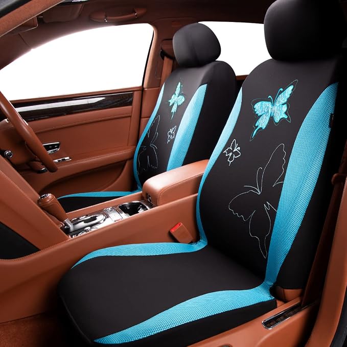 Universal Seat Covers — Front Seat — Blue