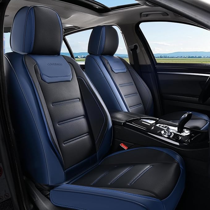 Universal Seat Covers — Front Seat — Blue