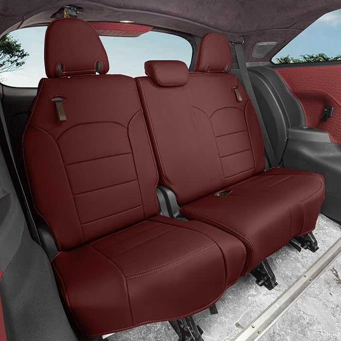 Faux Leather Seat Covers for Toyota Sienna — Full Set — Red