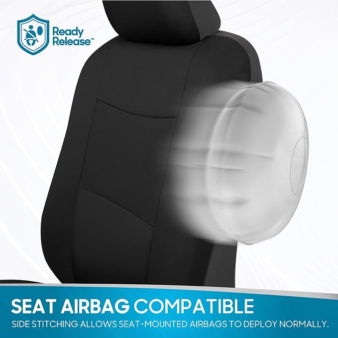 Car Seat Covers — Full Set — Black
