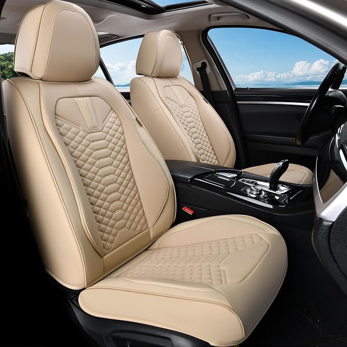 Universal Seat Covers — Full Set — Beige