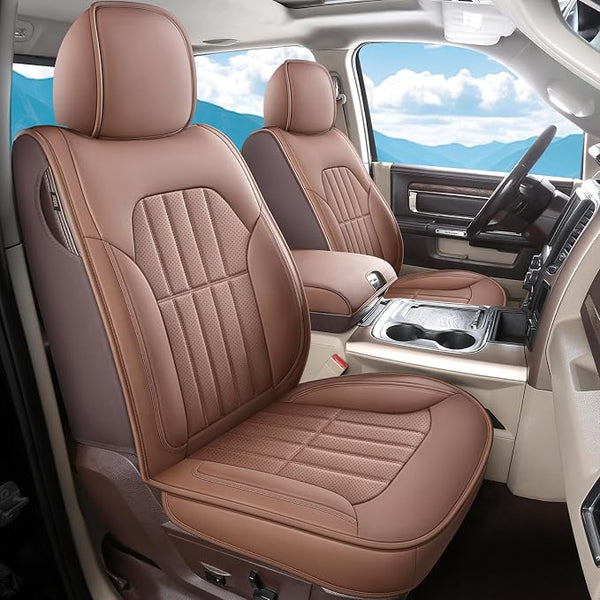 Seat Covers for Multiple Vehicles โ Front Seat โ Brown