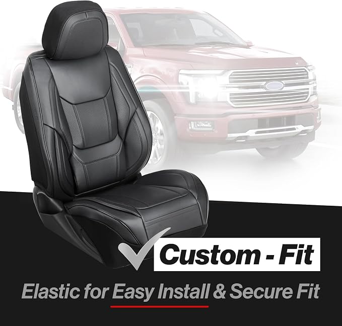 Seat Covers for Chevrolet Colorado — Front Seat — Black
