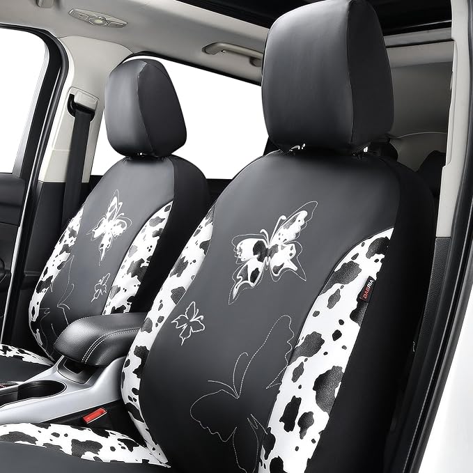 Universal Faux Leather Seat Covers — Full Set