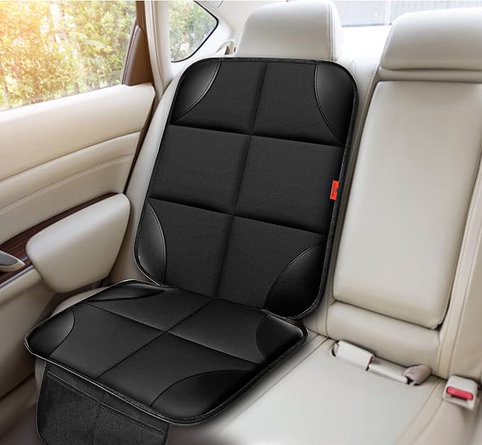 Child Car Seat Protector — Brown