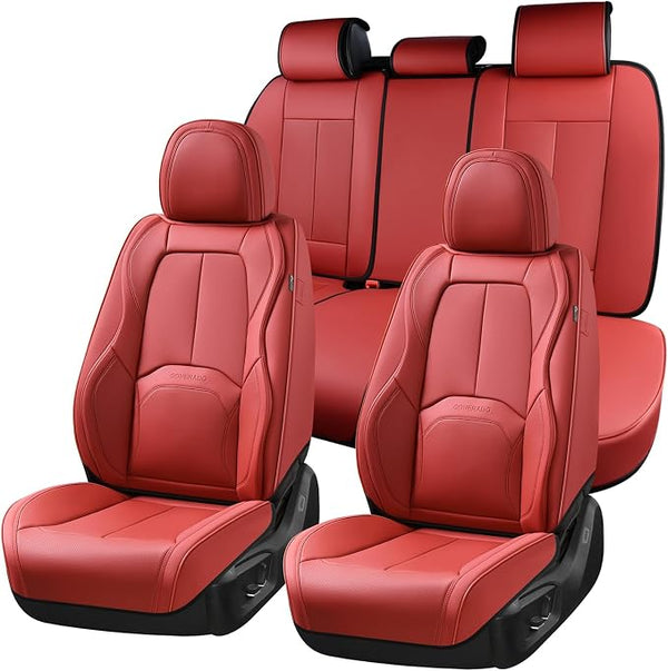 Universal Seat Covers โ Full Set โ Red