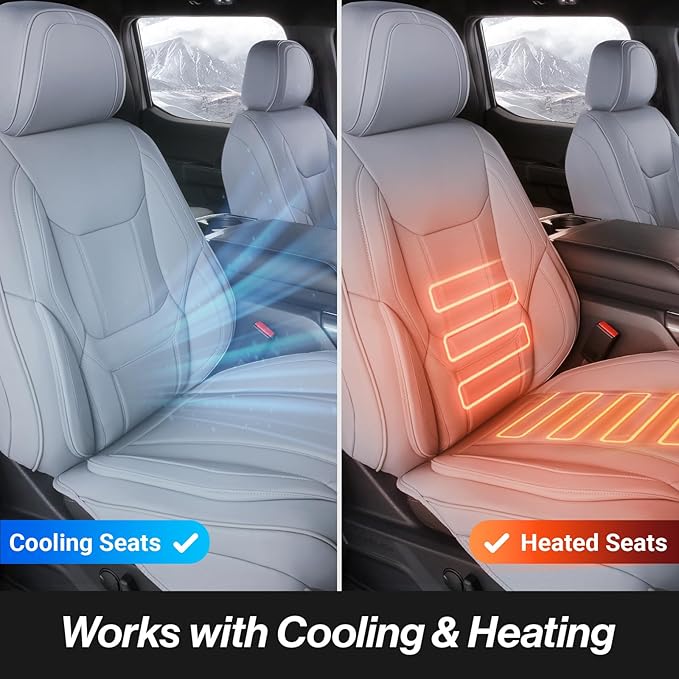 Seat Covers for Chevrolet Silverado — Full Set — Gray