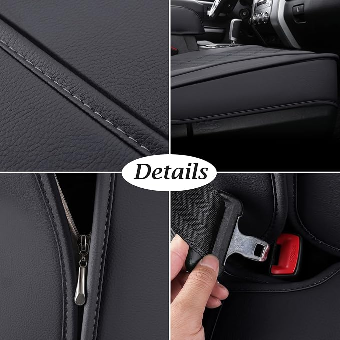 Seat Covers for Toyota Tundra — Full Set — Black