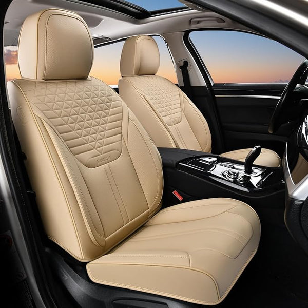 Universal Seat Covers โ Front Seat โ Beige