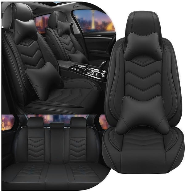 Seat Covers for Honda Civic โ Full Set โ Black