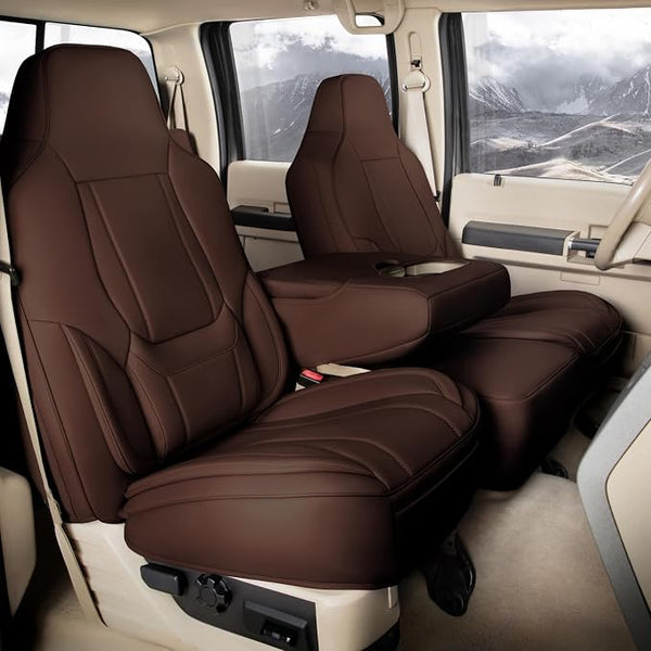 Seat Covers for Multiple Vehicles โ Front Seat โ Brown