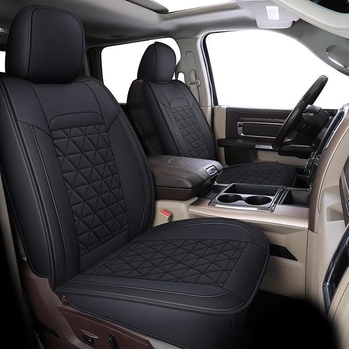 Seat Covers for Multiple Vehicles — Full Set — Black