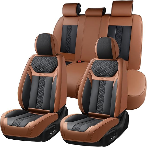 Universal Seat Covers โ Full Set โ Brown