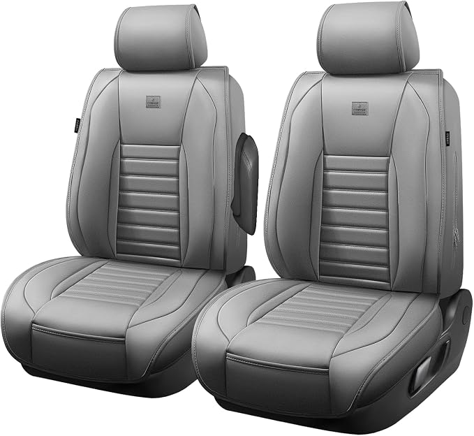 Universal Seat Covers — Front Seat — Gray