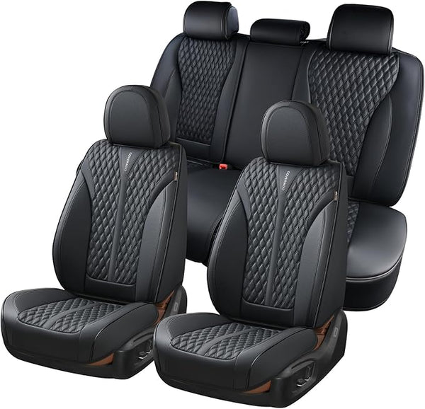 Universal Seat Covers โ Full Set โ Black