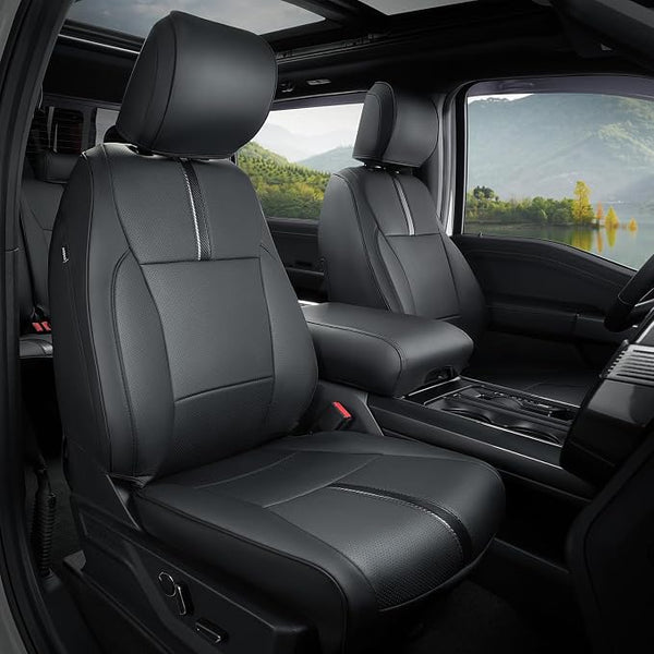 Seat Covers for Ford F-150 โ Full Set โ Black