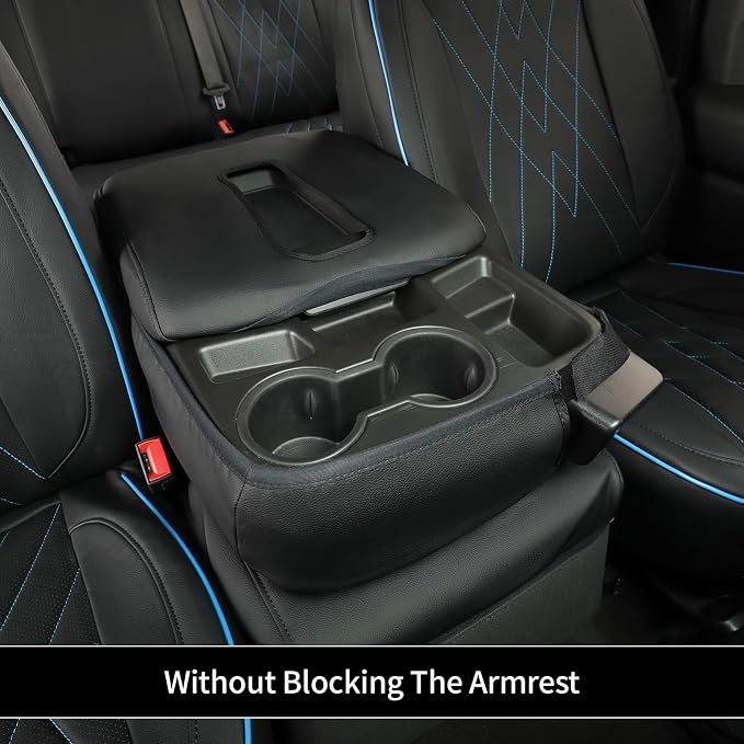 Faux Leather Seat Covers for Chevrolet Silverado — Black / Blue