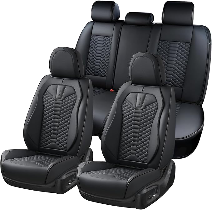 Universal Seat Covers — Full Set — Black