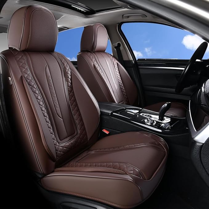 Universal Seat Covers — Front Seat — Coffee