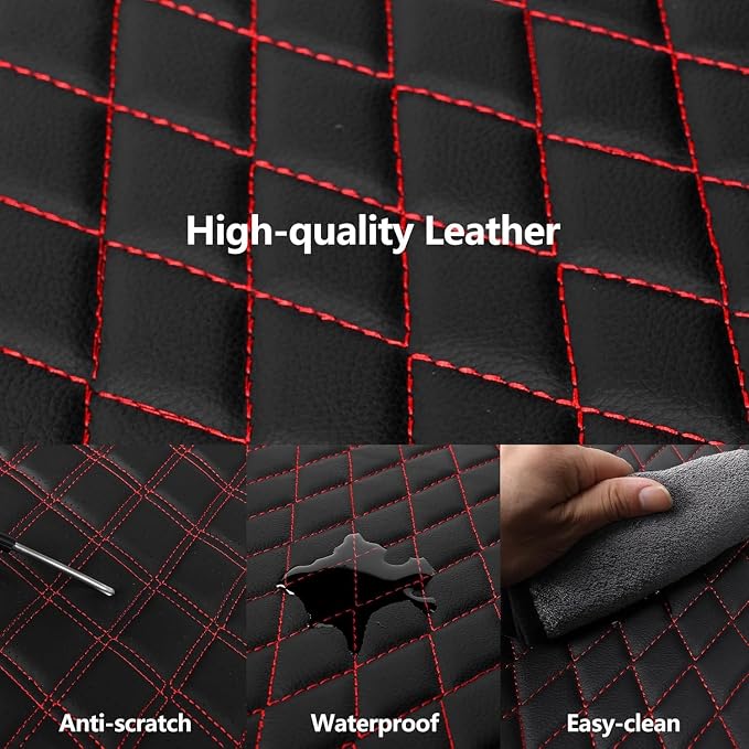 Universal Faux Leather Seat Covers — Full Set