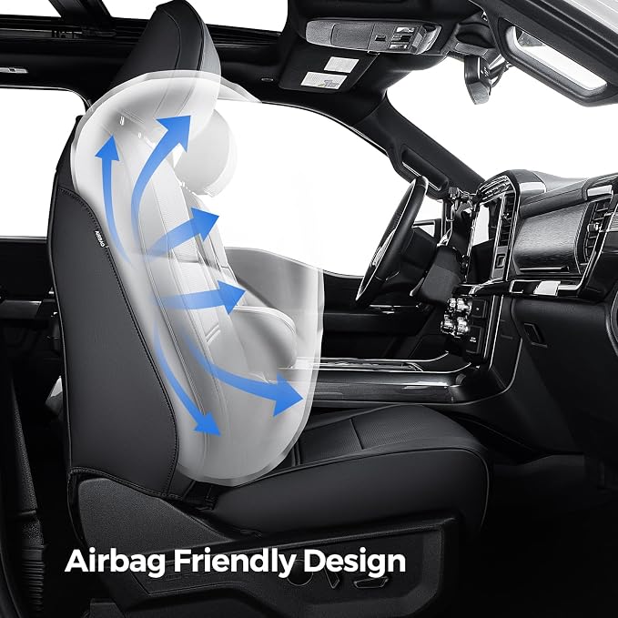 Faux Leather Seat Covers for Ford F-150 — Full Set