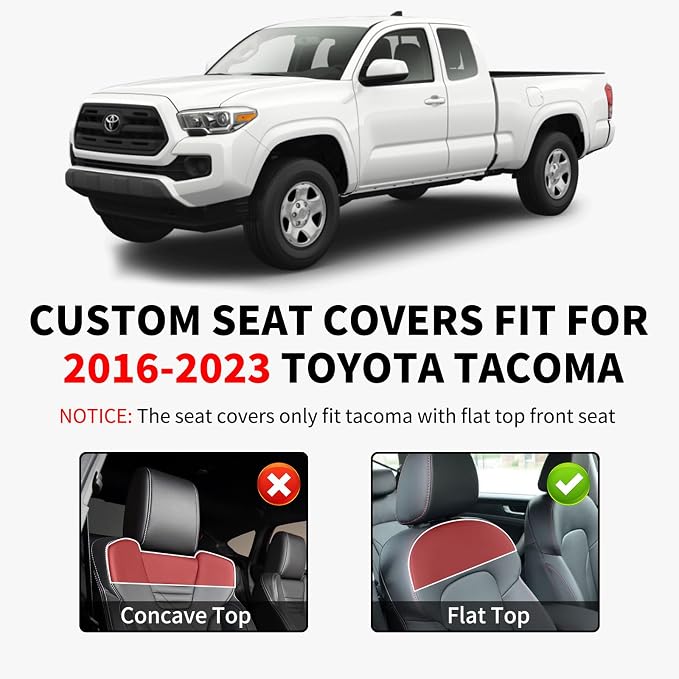 Seat Covers for Toyota Tacoma — Full Set — Gray
