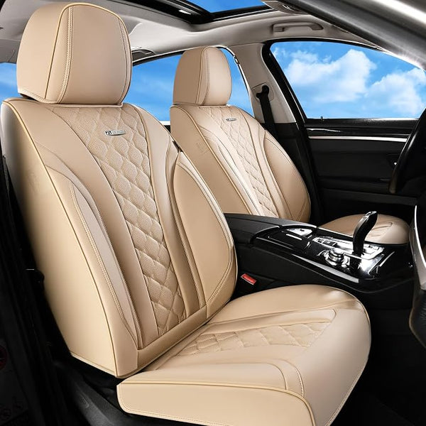 Universal Seat Covers โ Front Seat โ Beige