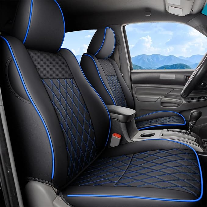 Seat Covers for Toyota Tacoma — Front Seat — Blue
