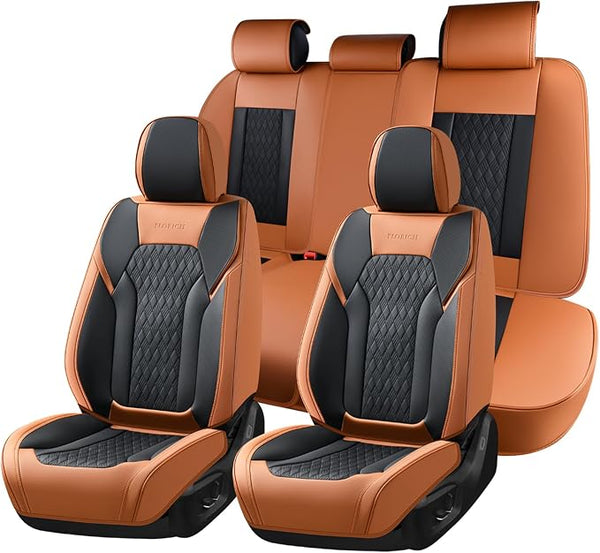 Universal Seat Covers โ Full Set โ Brown / Black